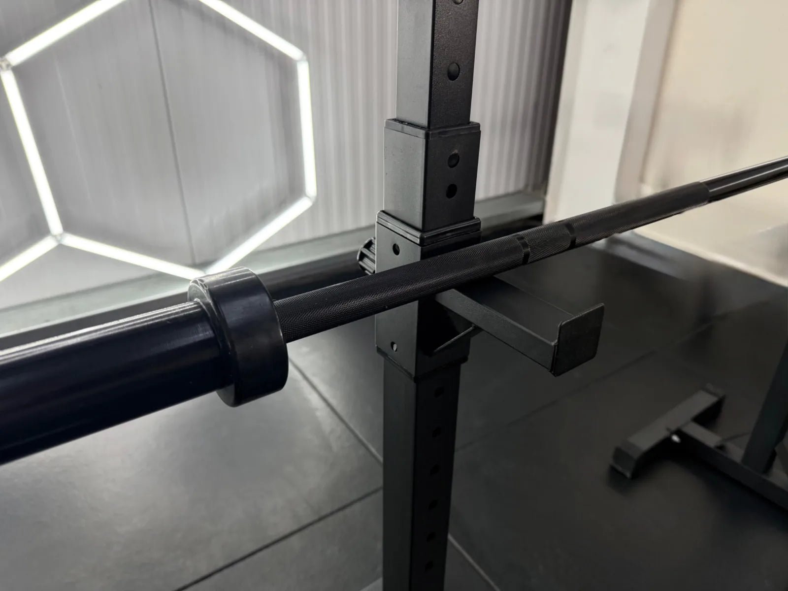 7ft 20kg All Black Olympic Barbell - BlackBear Fitness